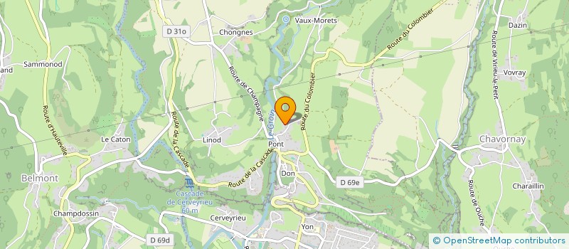 localisation de l'entreprise MADAME LUCIE MOTTAZ à VALROMEY-SUR-SERAN