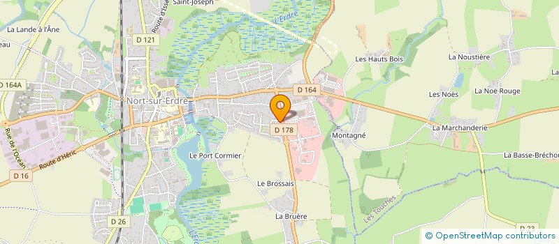 localisation de l'entreprise MADAME LUCIE MOUTELIERE à NORT-SUR-ERDRE