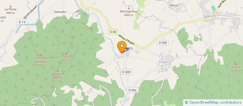 localisation de l'entreprise MADAME LUCIE MOUTON  URAU