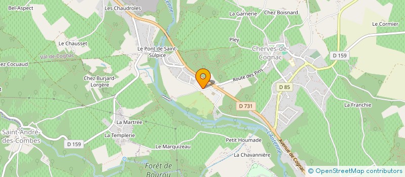localisation de l'entreprise MADAME LUCIE MOYSAN à VAL-DE-COGNAC