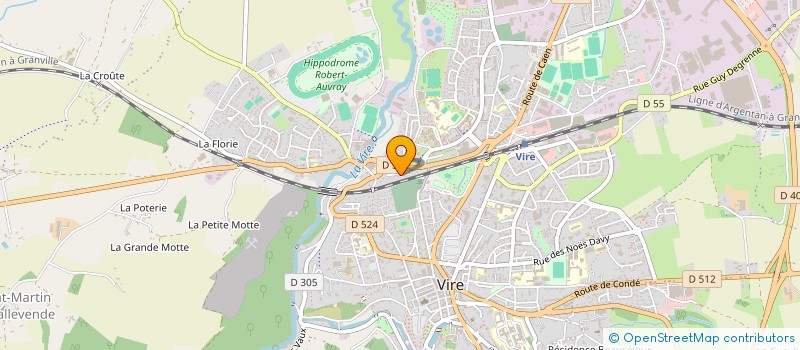 localisation de l'entreprise MADAME LUCIE NARBONNE  VIRE-NORMANDIE