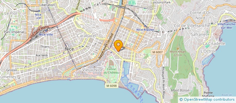 localisation de l'entreprise MADAME LUCIE NASTORG à NICE