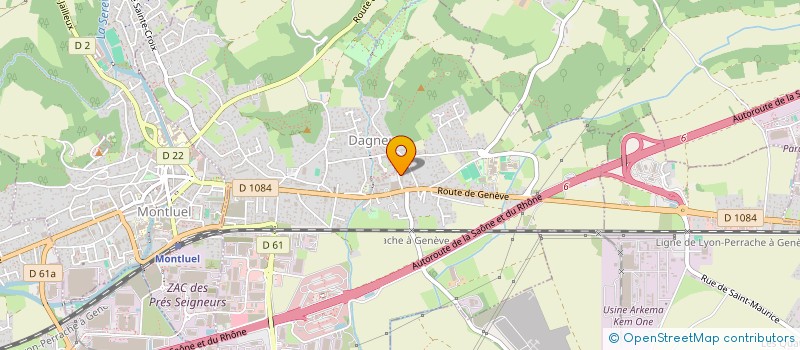 localisation de l'entreprise MADAME LUCIE NOBLET  DAGNEUX