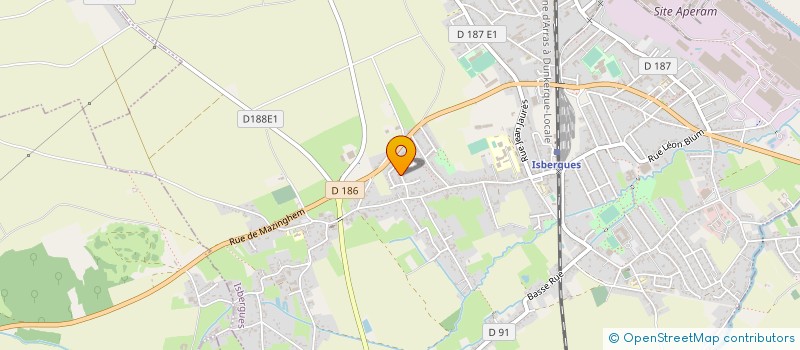 localisation de l'entreprise MADAME LUCIE NOEL  SAINT-VENANT