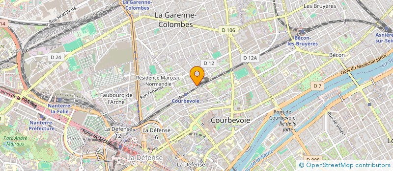 localisation de l'entreprise MADAME LUCIE NOEL à COURBEVOIE