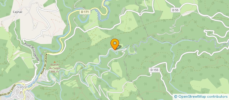 localisation de l'entreprise MADAME LUCIE NOEL  VABRE