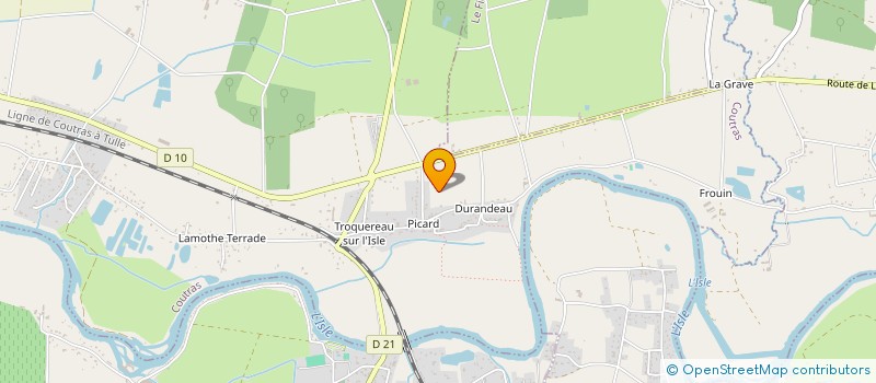 localisation de l'entreprise MADAME LUCIE NOUVEAU  COUTRAS