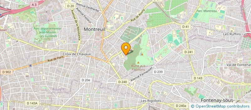 localisation de l'entreprise MADAME LUCIE OFFRANT à MONTREUIL