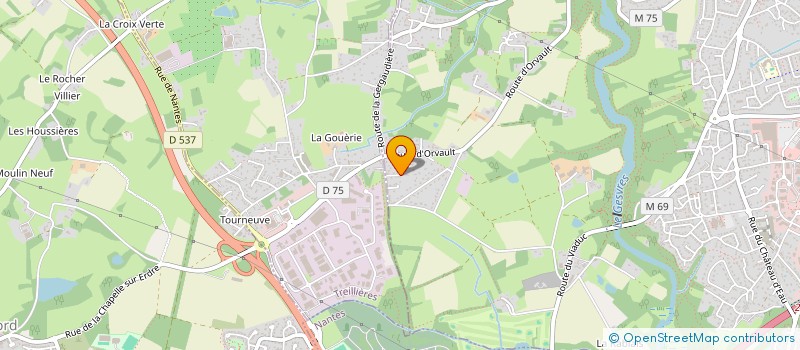 localisation de l'entreprise MADAME LUCIE OLIVIER  LA CHAPELLE-SUR-ERDRE