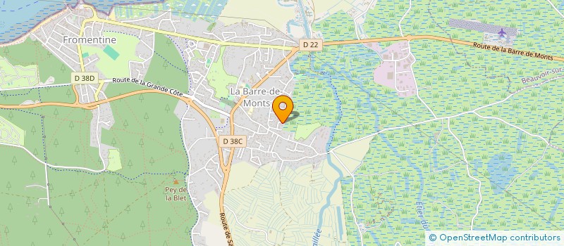 localisation de l'entreprise MADAME LUCIE ORTAIS  LA BARRE-DE-MONTS