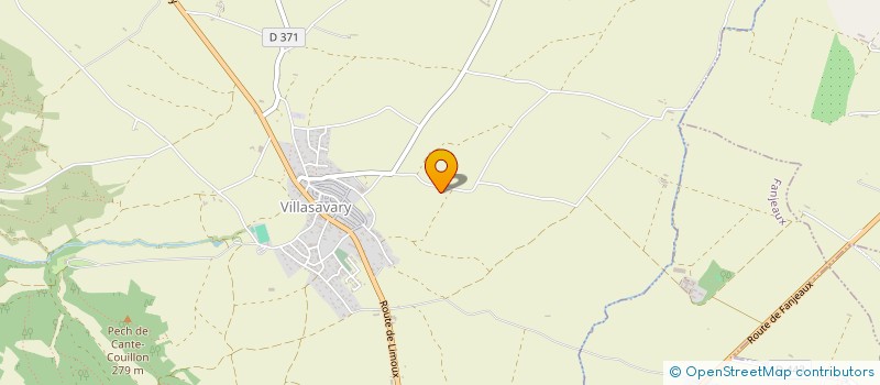 localisation de l'entreprise MADAME LUCIE OURNAC  VILLASAVARY