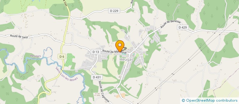 localisation de l'entreprise MADAME LUCIE OUSTALE  HEUGAS