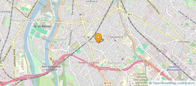 localisation de l'entreprise MADAME LUCIE PAIMBLANC à TOULOUSE