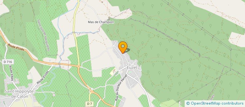 localisation de l'entreprise MADAME LUCIE PALLIER  EUZET