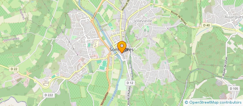 localisation de l'entreprise MADAME LUCIE PAMPURI  SOMMIERES