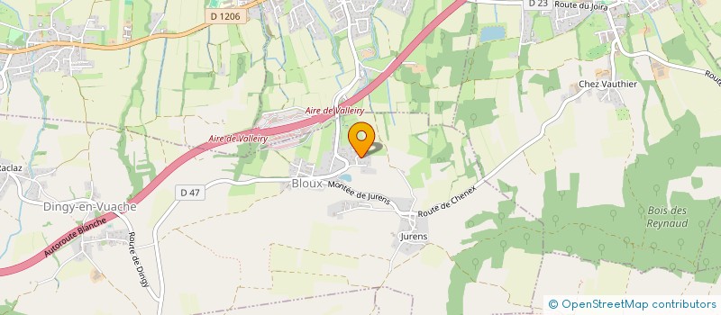 localisation de l'entreprise MADAME LUCIE PAOLETTI  DINGY-EN-VUACHE