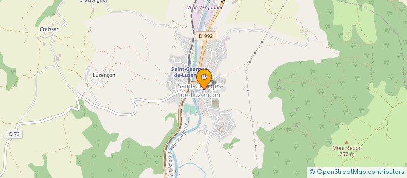 localisation de l'entreprise MADAME LUCIE PAPON  SAINT-GEORGES-DE-LUZENCON