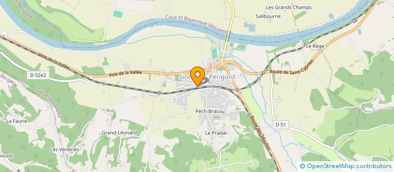 localisation de l'entreprise MADAME LUCIE PAPON  LE BUGUE