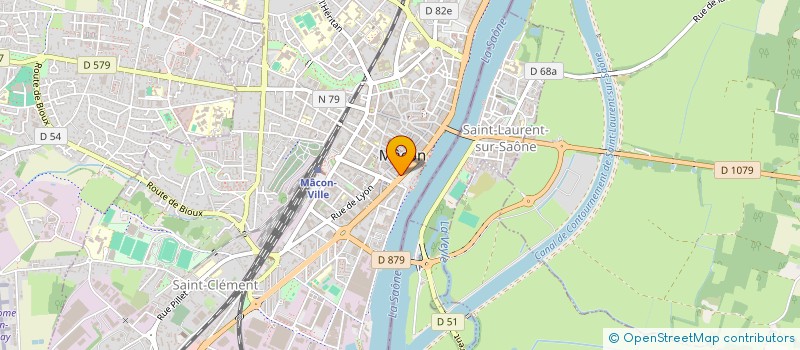 localisation de l'entreprise MADAME LUCIE PARIOST à MACON