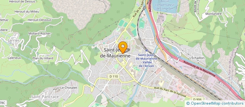 localisation de l'entreprise MADAME LUCIE PARMIER à SAINT-JEAN-DE-MAURIENNE