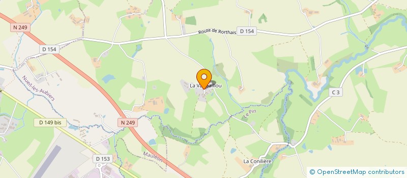 localisation de l'entreprise MADAME LUCIE PARREAU  NUEIL-LES-AUBIERS