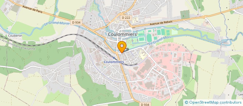 localisation de l'entreprise MADAME LUCIE PASCARD  COULOMMIERS