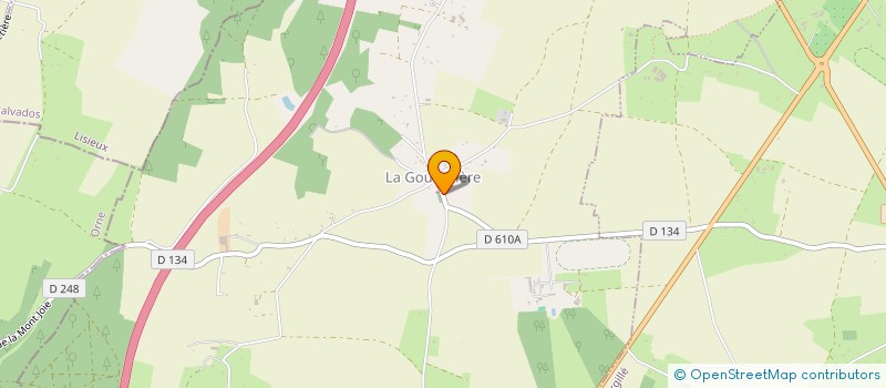 localisation de l'entreprise MADAME LUCIE PASTORELLI  LA GOULAFRIERE