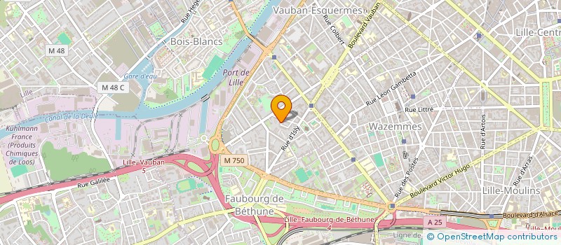 localisation de l'entreprise MADAME LUCIE PASTUREAU à LILLE
