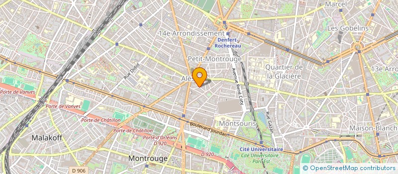 localisation de l'entreprise MADAME LUCIE PATIN à PARIS