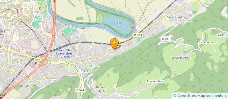 localisation de l'entreprise MADAME LUCIE PAUL  GIERES