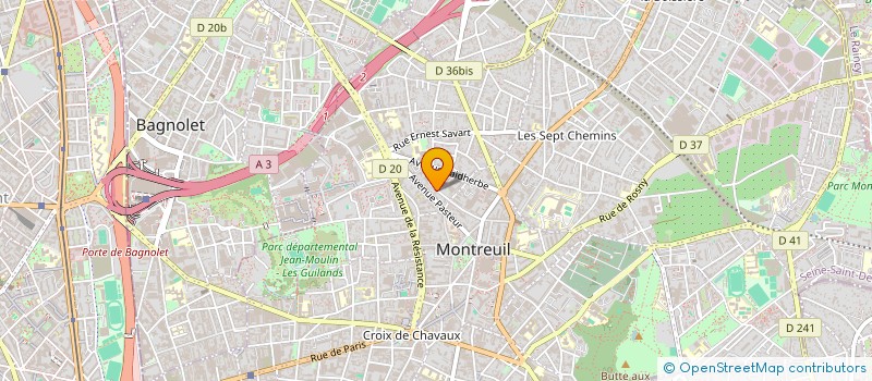 localisation de l'entreprise MADAME LUCIE PAULINE ZELIE MESURET à MONTREUIL