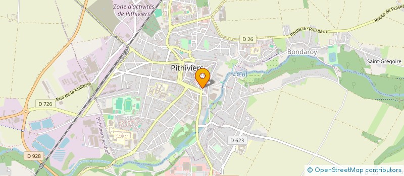 localisation de l'entreprise MADAME LUCIE PAZOUR à PITHIVIERS