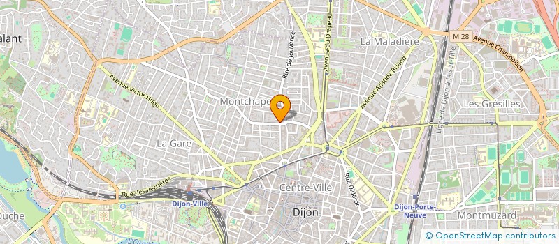 localisation de l'entreprise MADAME LUCIE PECNARD  DIJON