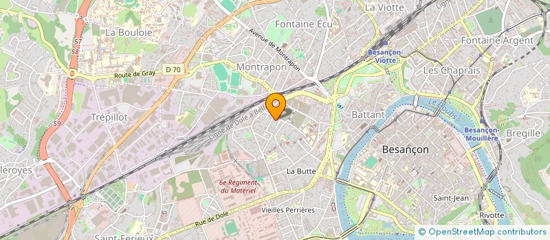 localisation de l'entreprise MADAME LUCIE PEGEOT à BESANCON