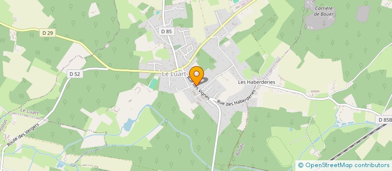 localisation de l'entreprise MADAME LUCIE PEILLON  LE LUART