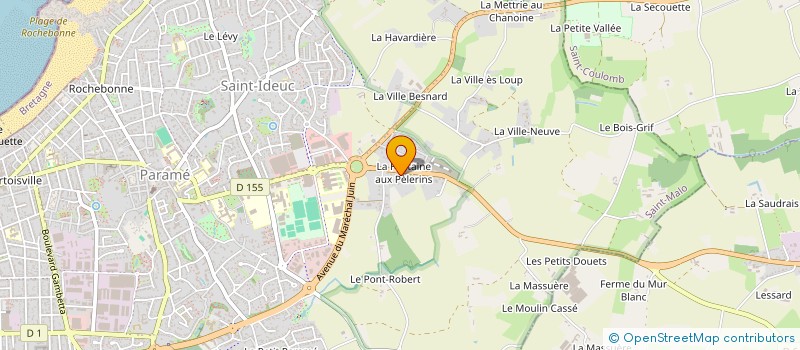 localisation de l'entreprise MADAME LUCIE PELARREY  SAINT-MALO