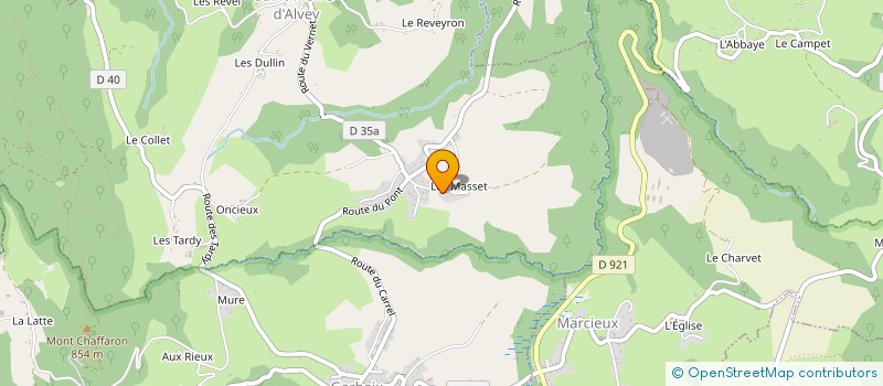 localisation de l'entreprise MADAME LUCIE PELON  SAINT-PIERRE-D'ALVEY