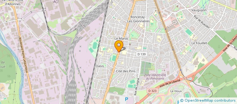 localisation de l'entreprise MADAME LUCIE PENAGUIN à LE MANS