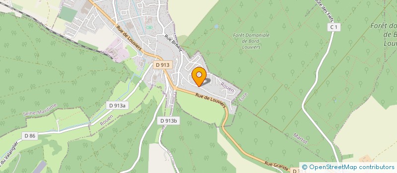 localisation de l'entreprise MADAME LUCIE PENNEC  SAINT-PIERRE-LES-ELBEUF