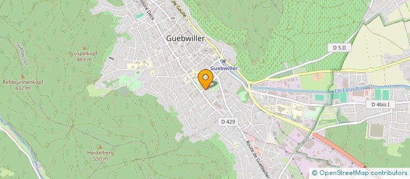 localisation de l'entreprise MADAME LUCIE PERARD  GUEBWILLER