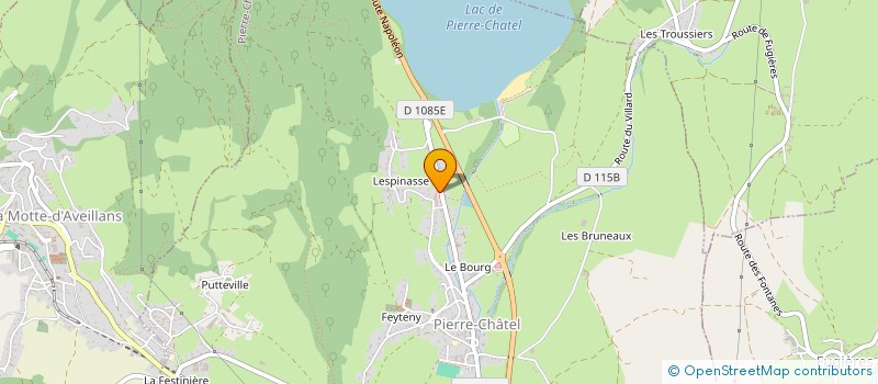 localisation de l'entreprise MADAME LUCIE PEREZ  PIERRE-CHATEL