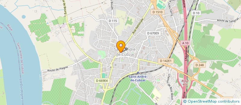 localisation de l'entreprise MADAME LUCIE PERIER  SAINT-ANDRE-DE-CUBZAC