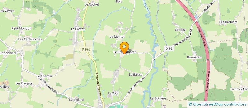 localisation de l'entreprise MADAME LUCIE PERREARD  MARBOZ