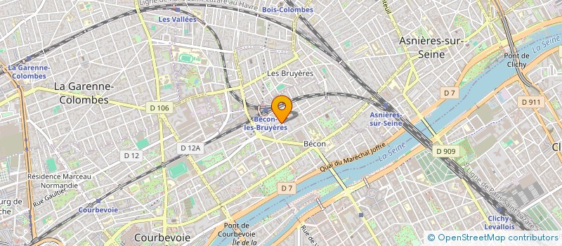 localisation de l'entreprise MADAME LUCIE PERROT à COURBEVOIE