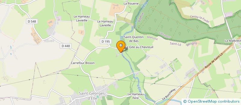 localisation de l'entreprise MADAME LUCIE PETERS  SAINT-GEORGES-D'ELLE