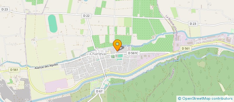 localisation de l'entreprise MADAME LUCIE PETIOT  CHARLEVAL