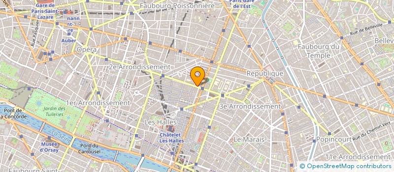 localisation de l'entreprise MADAME LUCIE PETRE  PARIS