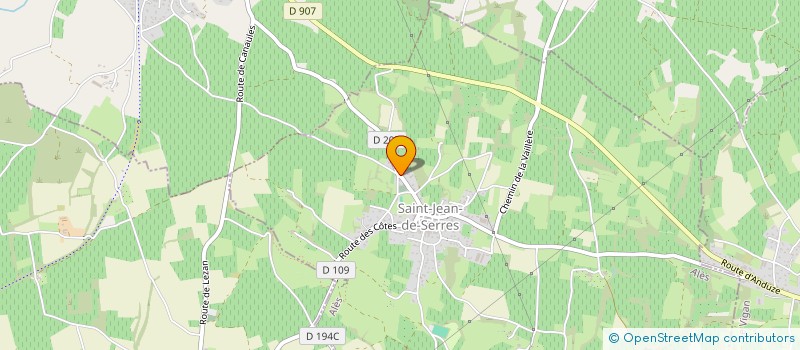 localisation de l'entreprise MADAME LUCIE PEYRETON  SAINT-JEAN-DE-SERRES