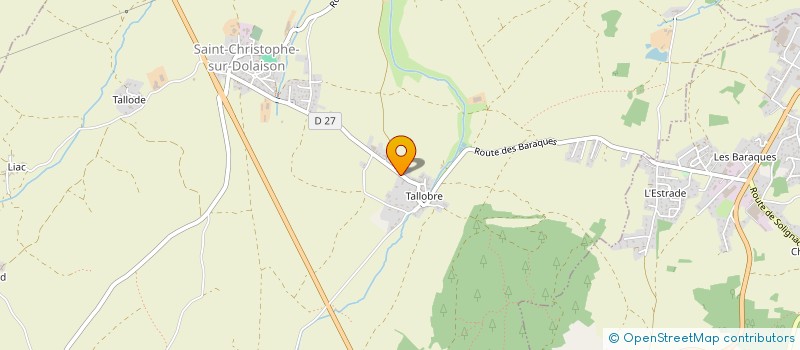 localisation de l'entreprise MADAME LUCIE PHARISIER à SAINT-CHRISTOPHE-SUR-DOLAISON