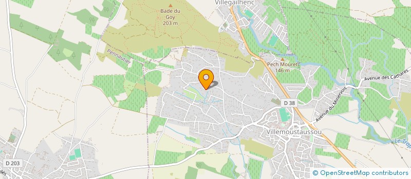 localisation de l'entreprise MADAME LUCIE PIAT  VILLEMOUSTAUSSOU